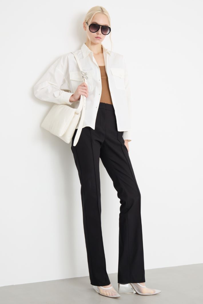 Pantalone slim a vita bassa Intrend