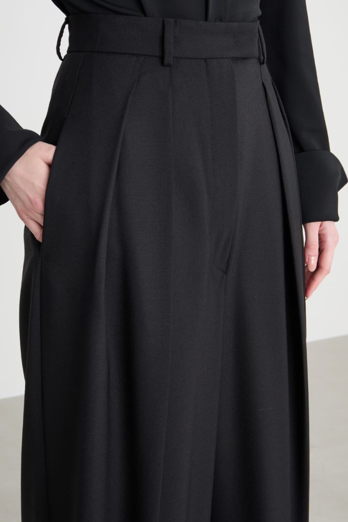 High-waisted palazzo trousers Intrend - 3