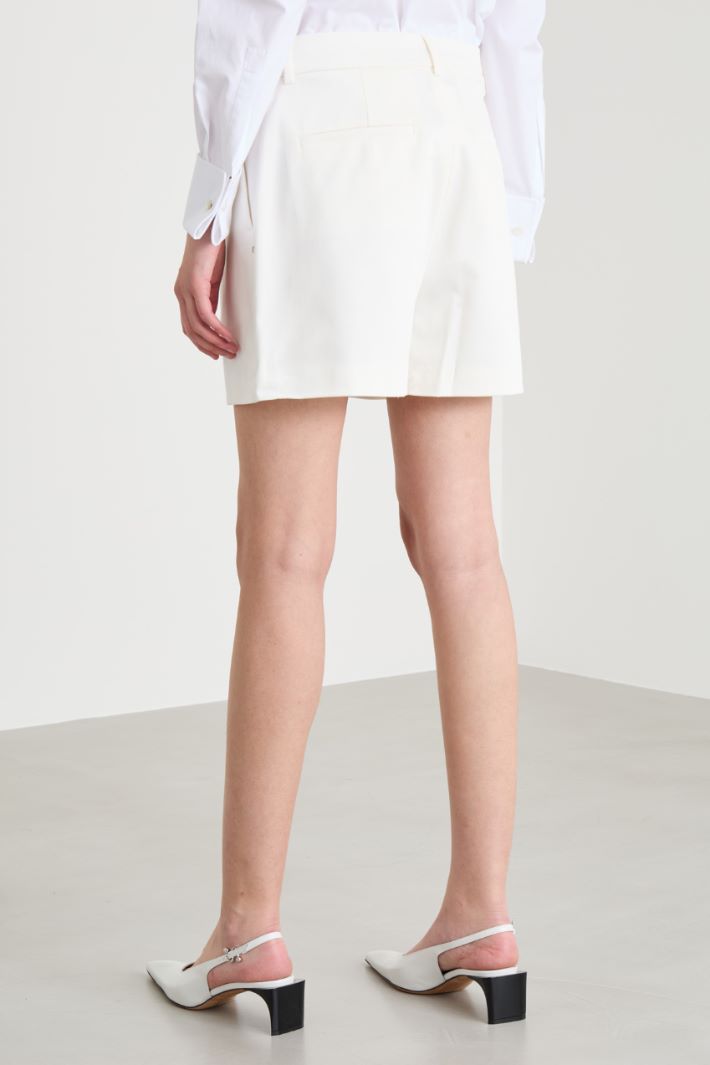 Shorts in gabardina stretch Intrend - 4