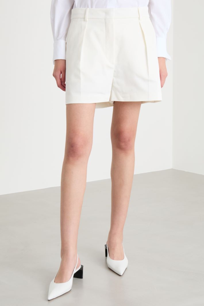 Shorts in gabardina stretch Intrend - 2