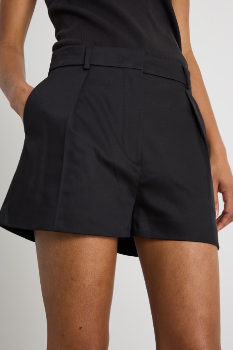 Shorts in gabardina stretch