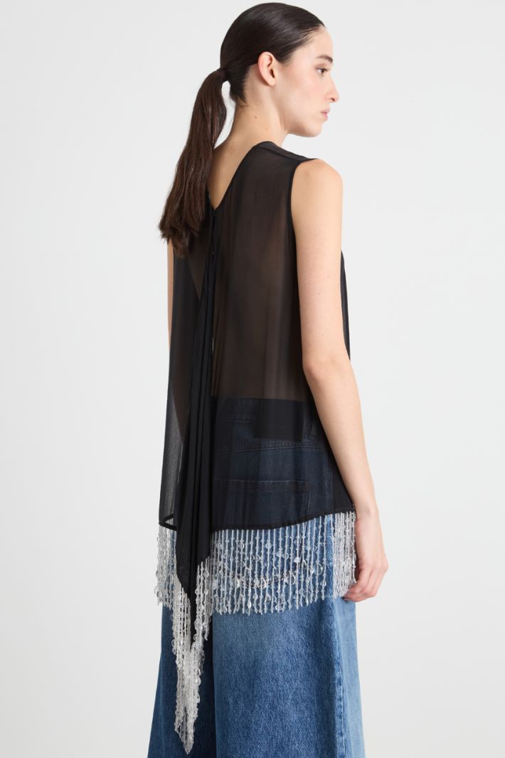 Gem-fringed top Intrend - 4