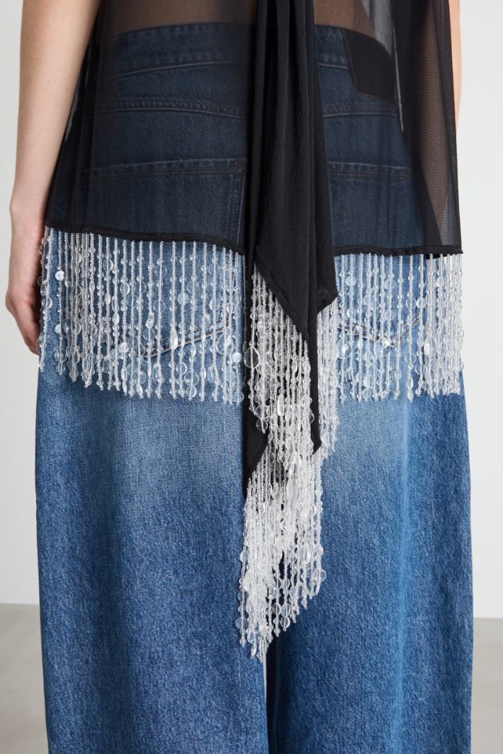 Gem-fringed top Intrend - 3