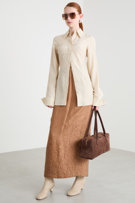 Cut-out back shirt Intrend