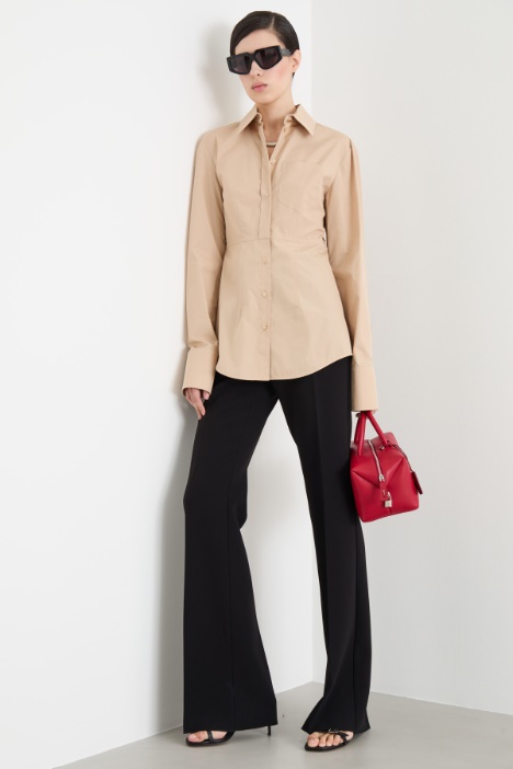 Fitted poplin shirt Intrend