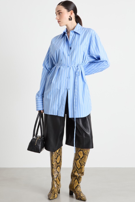 Oversized poplin tunic Intrend