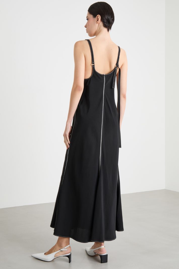 Abito lungo con spallino regolabile Intrend - 4