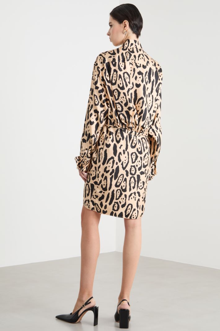 Animal print shirt dress Intrend - 4