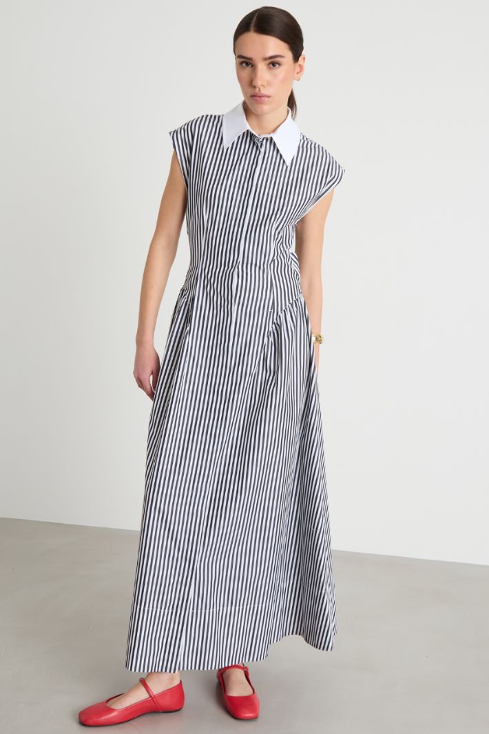 Abito lungo in popeline Intrend - 2