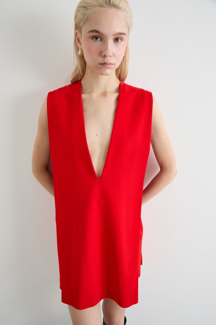 Abito corto con maxi scollo Intrend - 3
