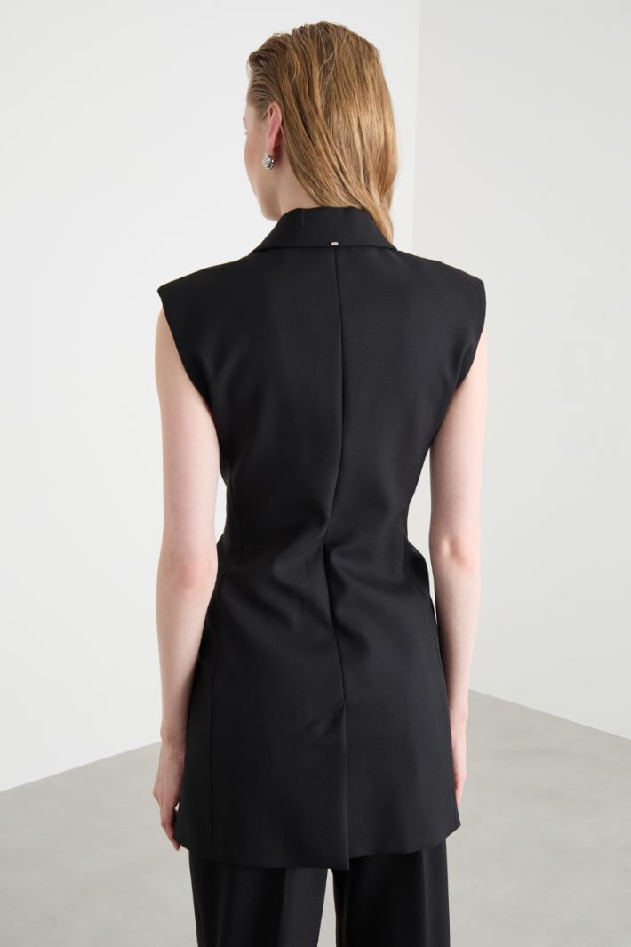 Fitted double-breasted waistcoat Intrend - 4