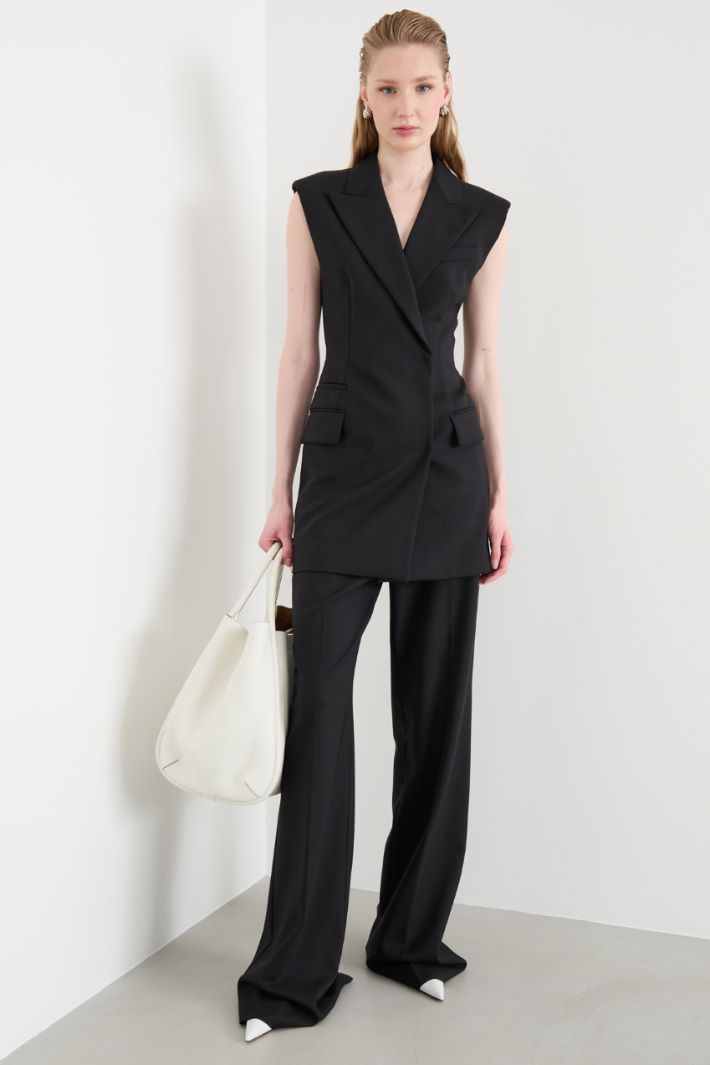 Fitted double-breasted waistcoat Intrend