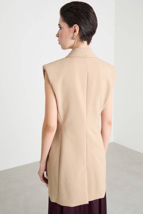 Gilet doppiopetto aderente