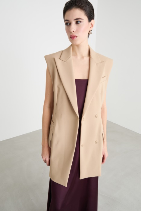 Fitted double-breasted waistcoat Intrend