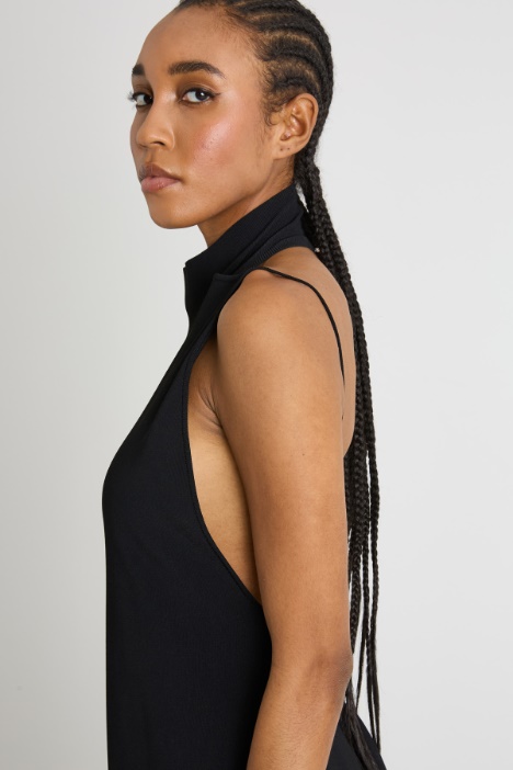 Abito in maglia senza maniche