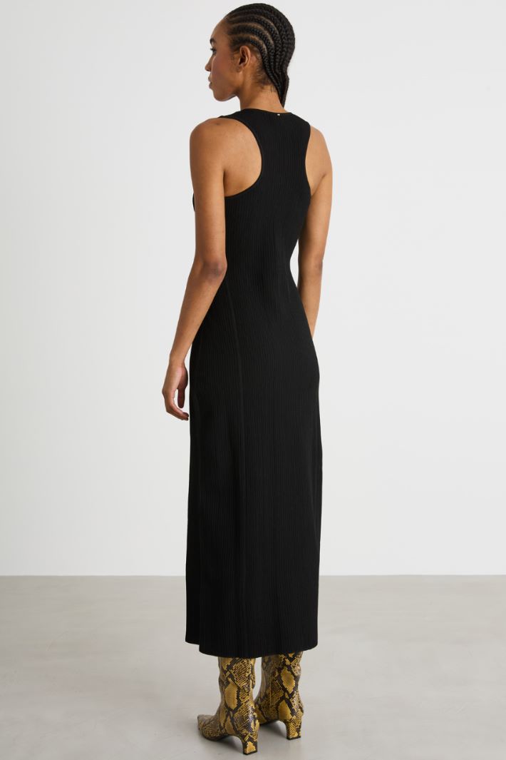 Sleeveless knit maxi dress Intrend - 4
