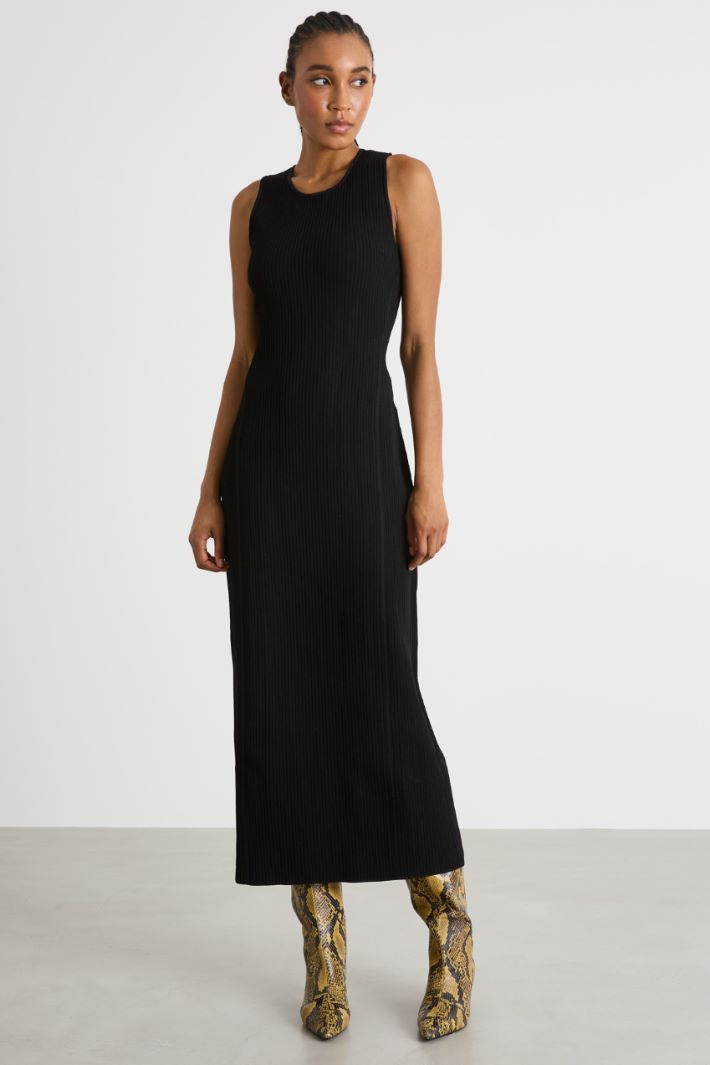 Sleeveless knit maxi dress Intrend - 2