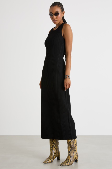 Sleeveless knit maxi dress Intrend