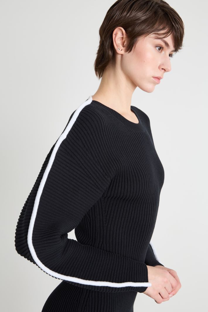 Knitted mini dress Intrend - 3