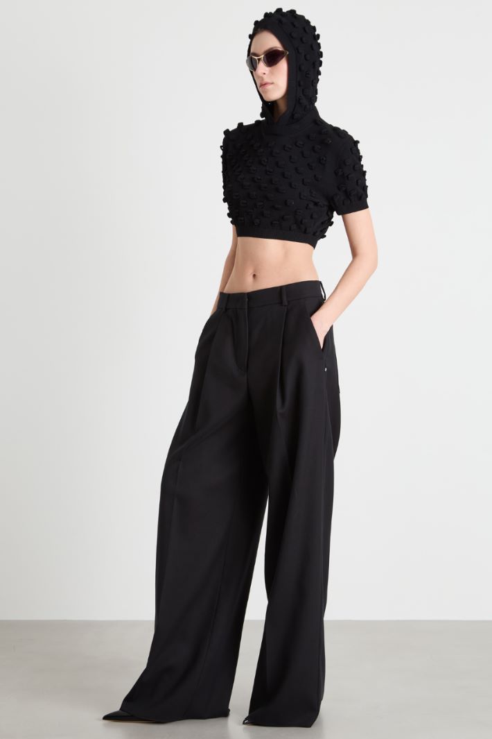 Fitted cropped knit Intrend