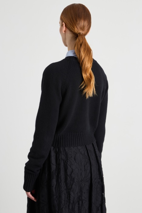 Maglia crop aderente