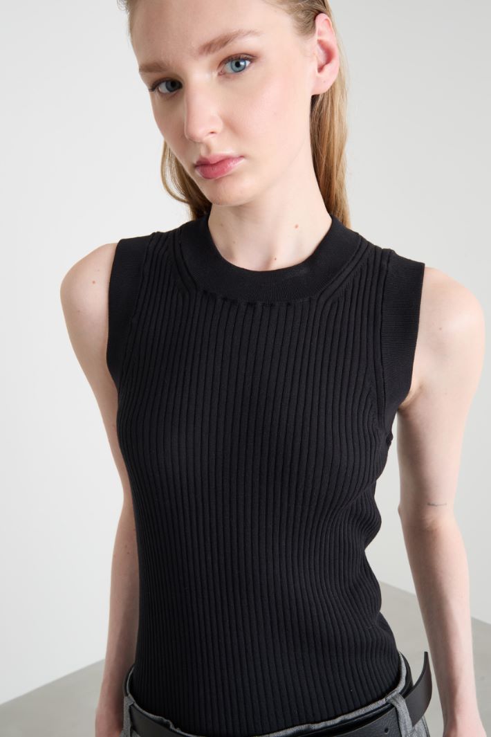 Ribbed vest top Intrend - 3