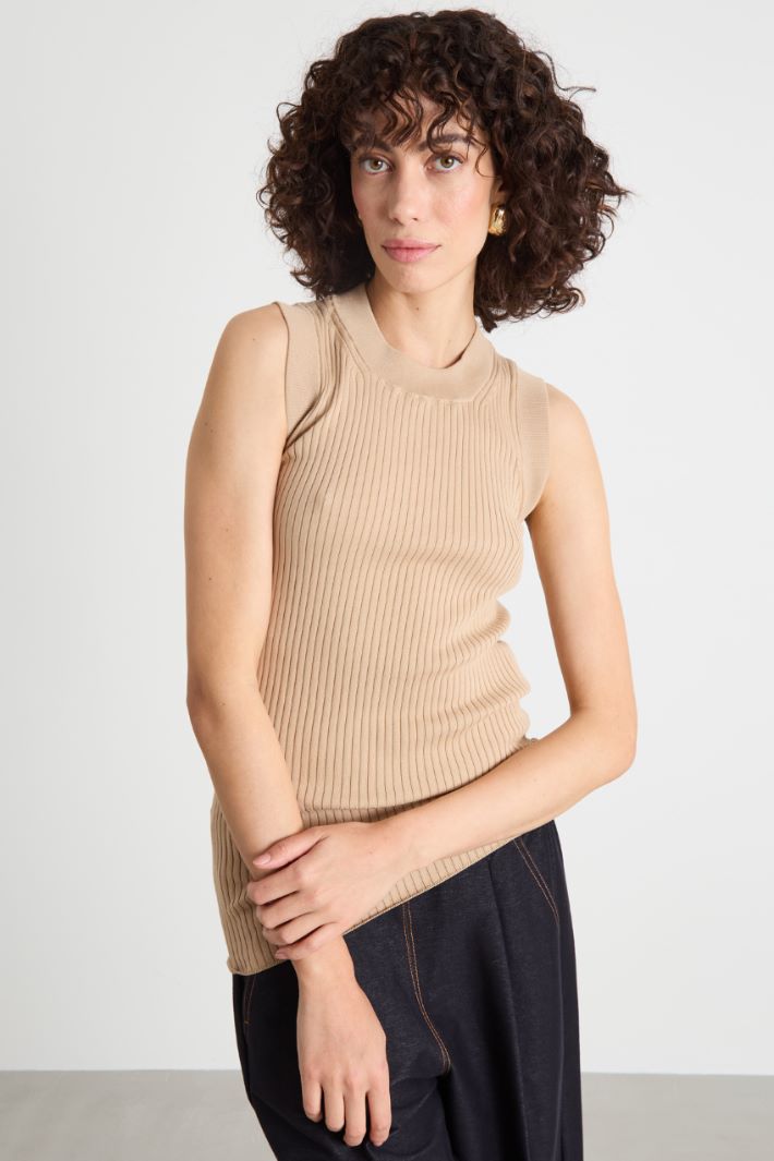 Ribbed vest top Intrend - 2