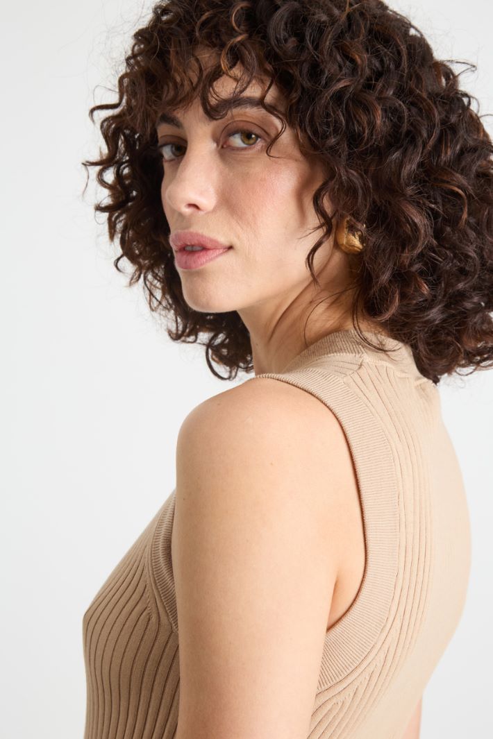 Ribbed vest top Intrend - 3