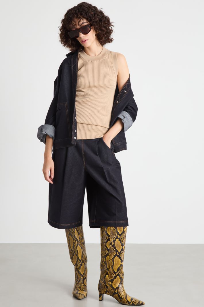 Ribbed vest top Intrend