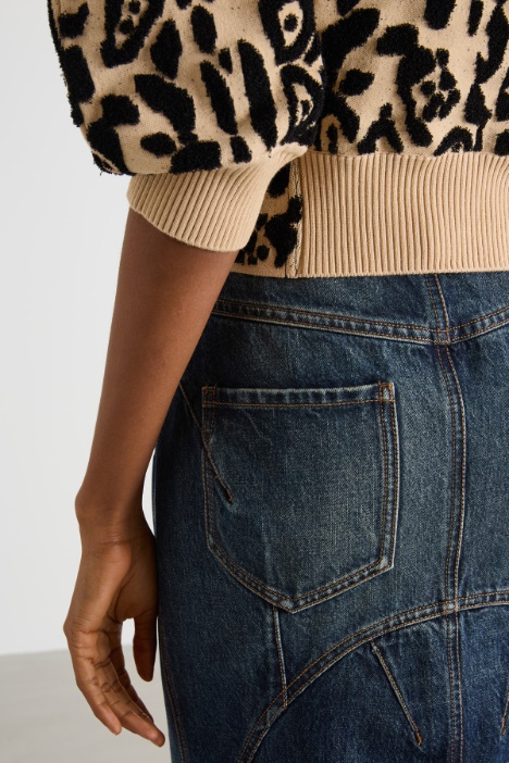 Maglia jacquard animalier