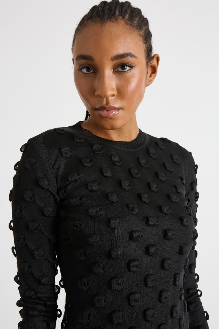 Fitted knit dress Intrend - 3