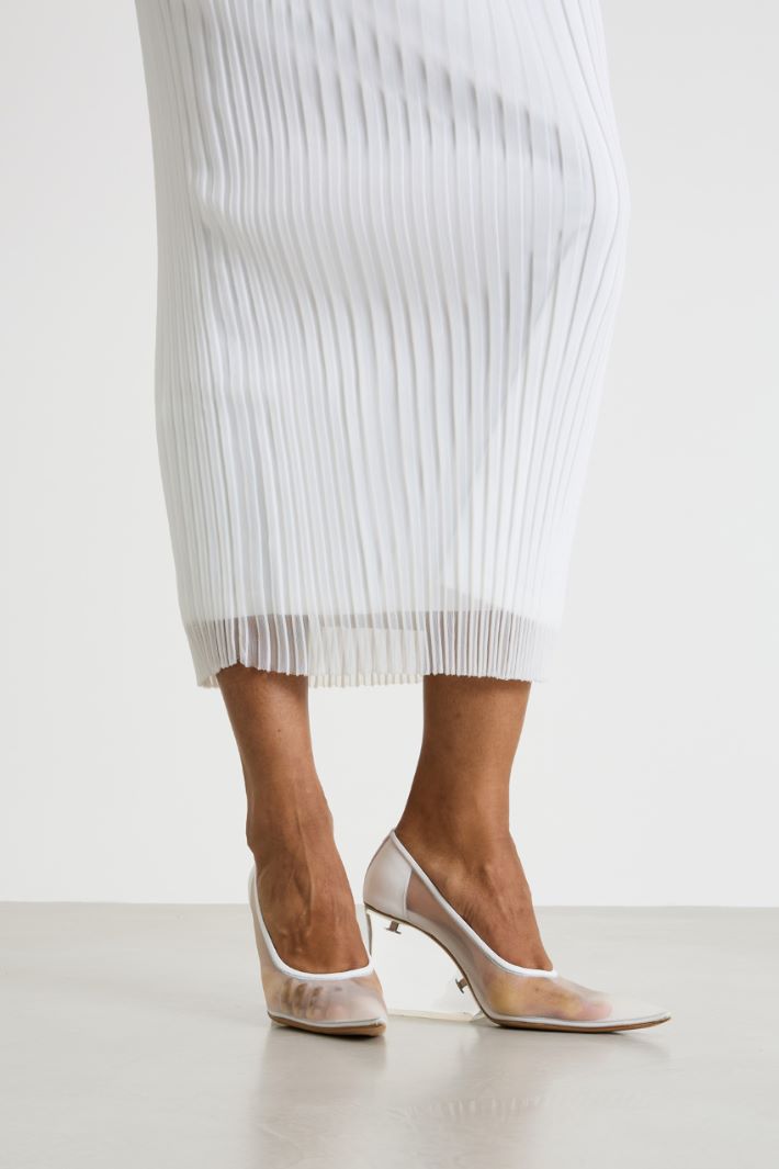 Sheer knit skirt Intrend - 3