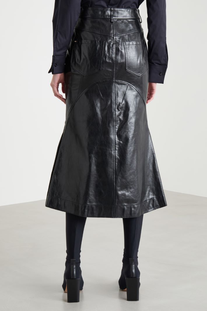 Falda sirena de napa Intrend - 4