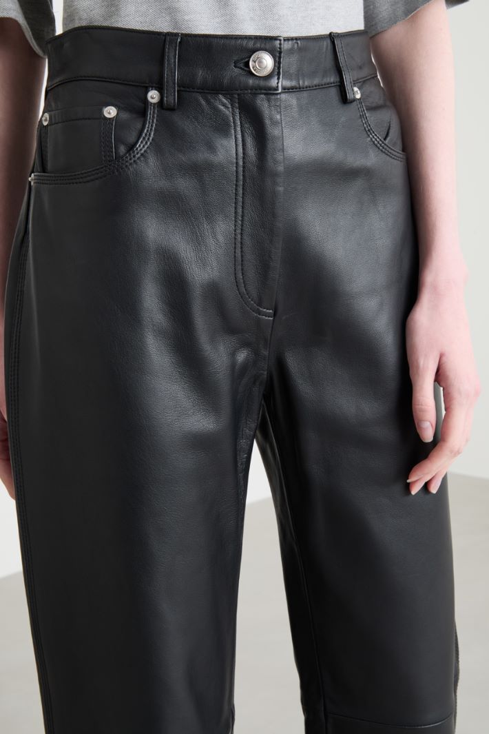 Leather trousers Intrend - 3