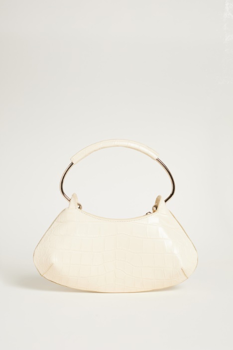 Mini bag in pelle stampa cocco