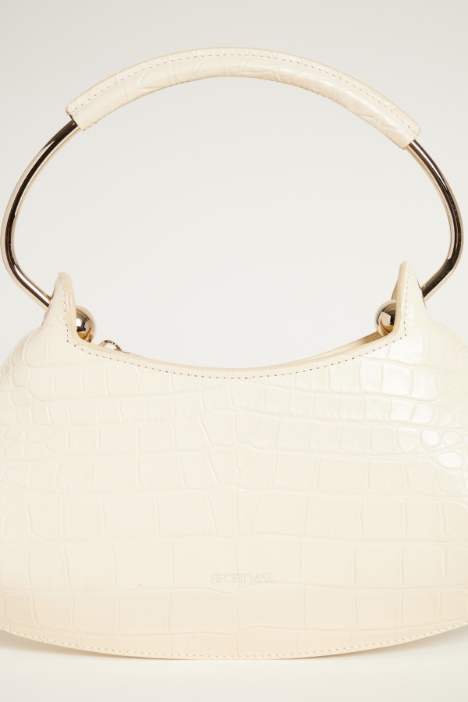 Mini bag in pelle stampa cocco