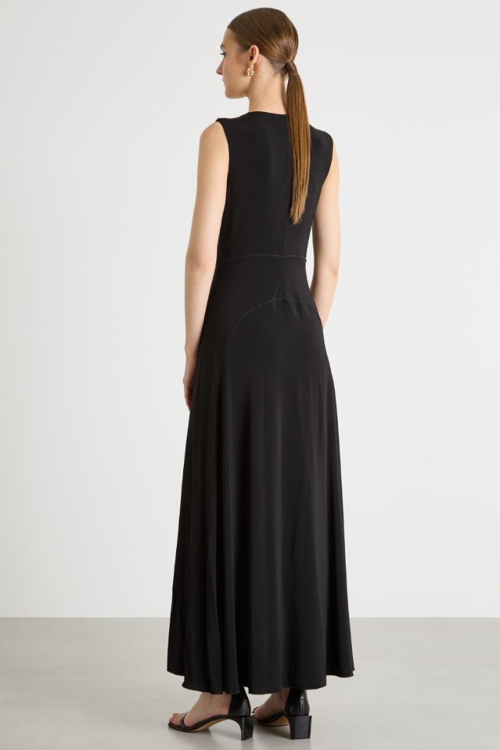 Long Dress with Central Ruching Intrend - 4