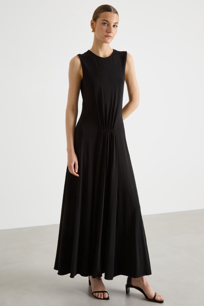 Long Dress with Central Ruching Intrend - 2