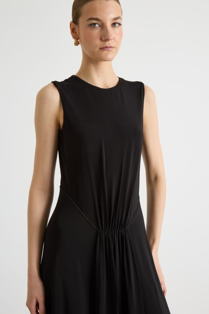 Long Dress with Central Ruching Intrend - 3