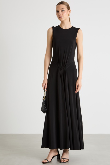 Long Dress with Central Ruching Intrend