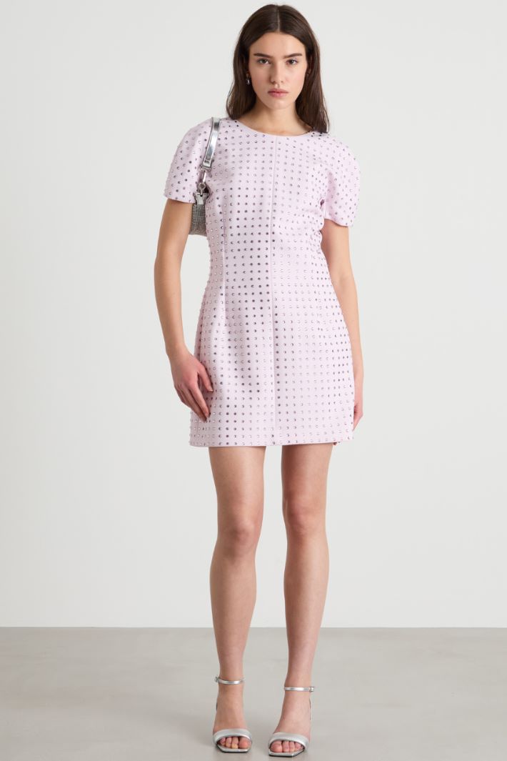 Jewelled jersey dress Intrend