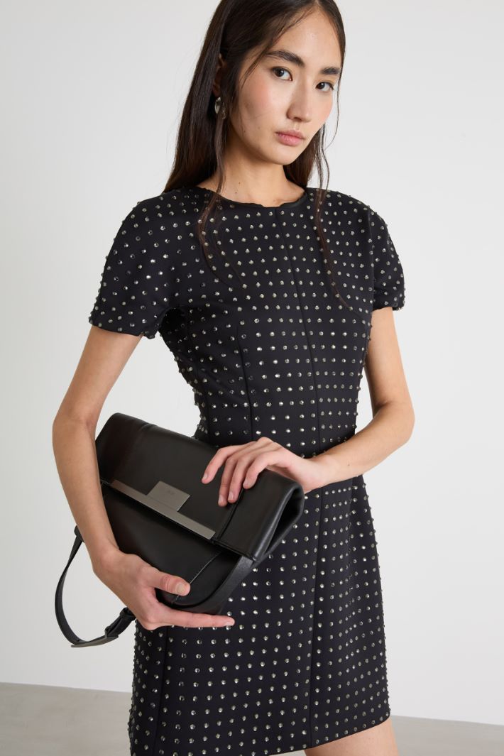 Jewelled jersey dress Intrend - 2