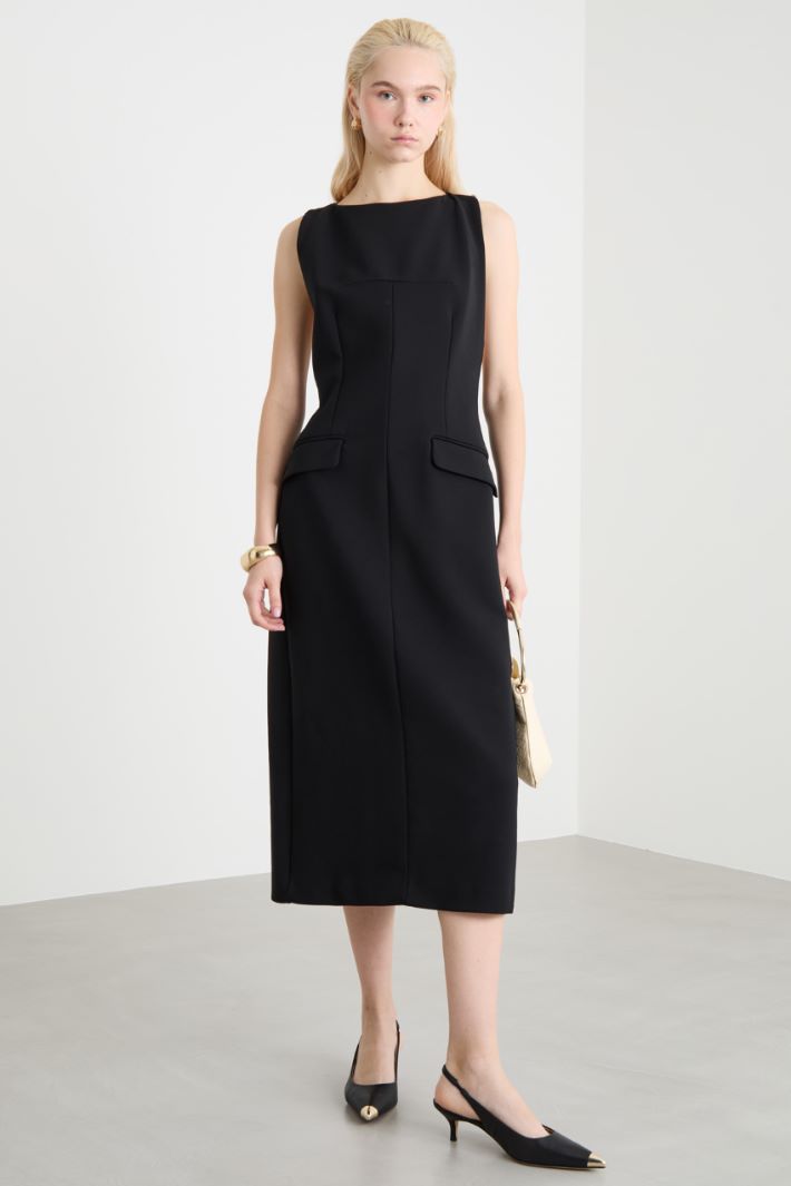 Hourglass dress in crepe jersey Intrend