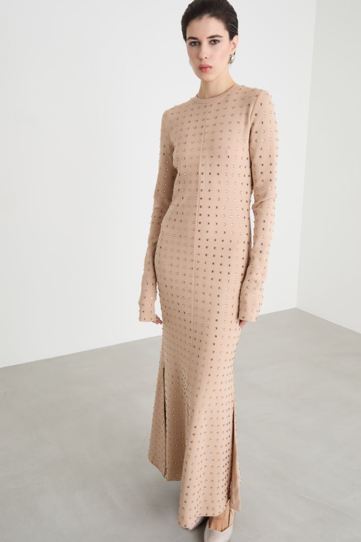 Abito in jersey con strass Intrend - 2