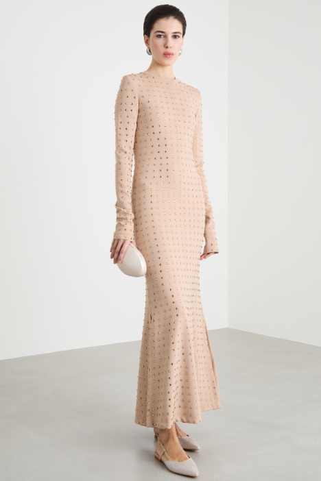 Abito in jersey con strass Intrend