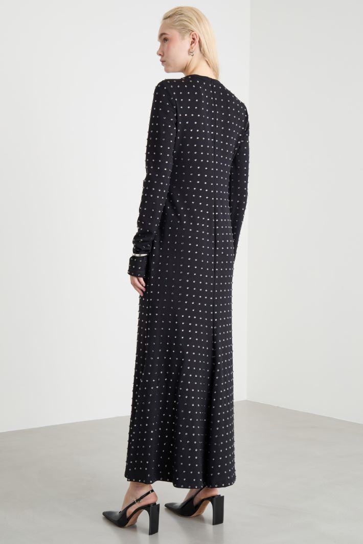 Abito in jersey con strass Intrend - 4