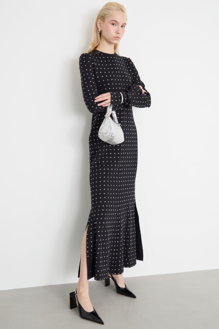 Abito in jersey con strass Intrend - 2