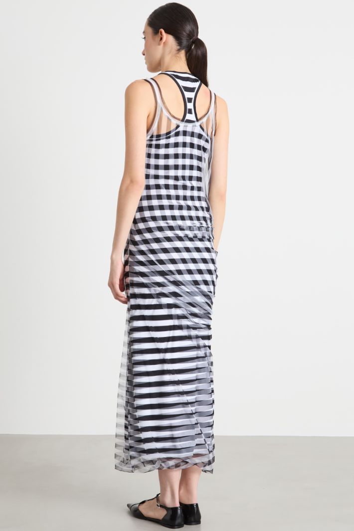 Sleeveless tulle dress Intrend - 4