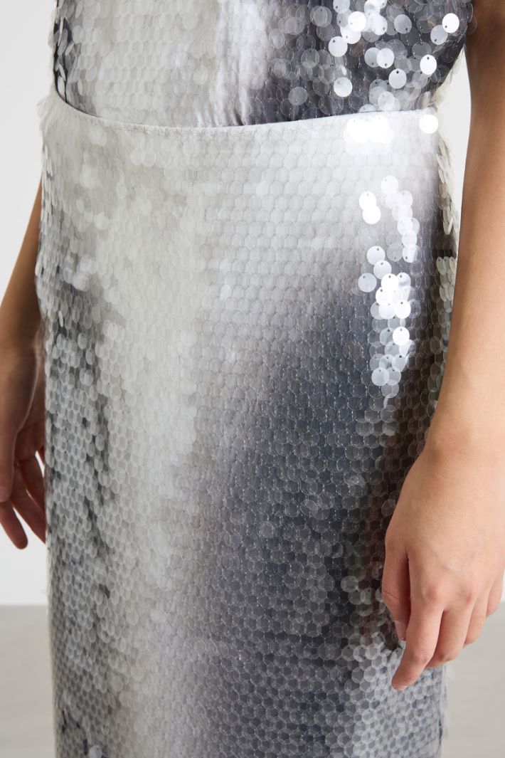 Sequin pencil skirt Intrend - 3
