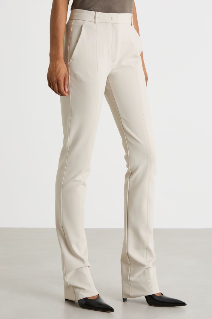 Pantalone aderente in jersey crepe Intrend - 2